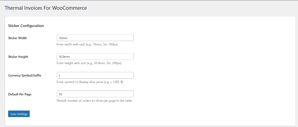 Plugin Settings Preview